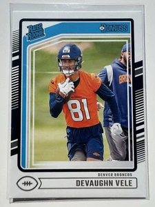 2024 Donruss #395 Devaughn Vele Rated Rookie RC Denver Broncos - Picture 1 of 2