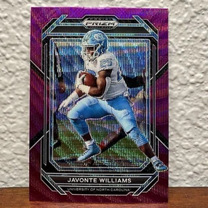 JAVONTE WILLIAMS 2023 PANINI PRIZM DRAFT PICKS #48 PURPLE WAVE UNC / BRONCOS - Bild 1 von 2