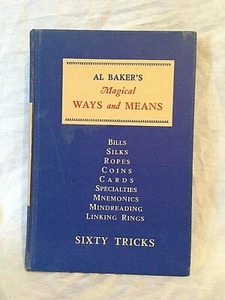 Magical Ways and Means - Sixty Tricks by Al Baker - Carl Waring Jones 1946 - Imagen 1 de 11