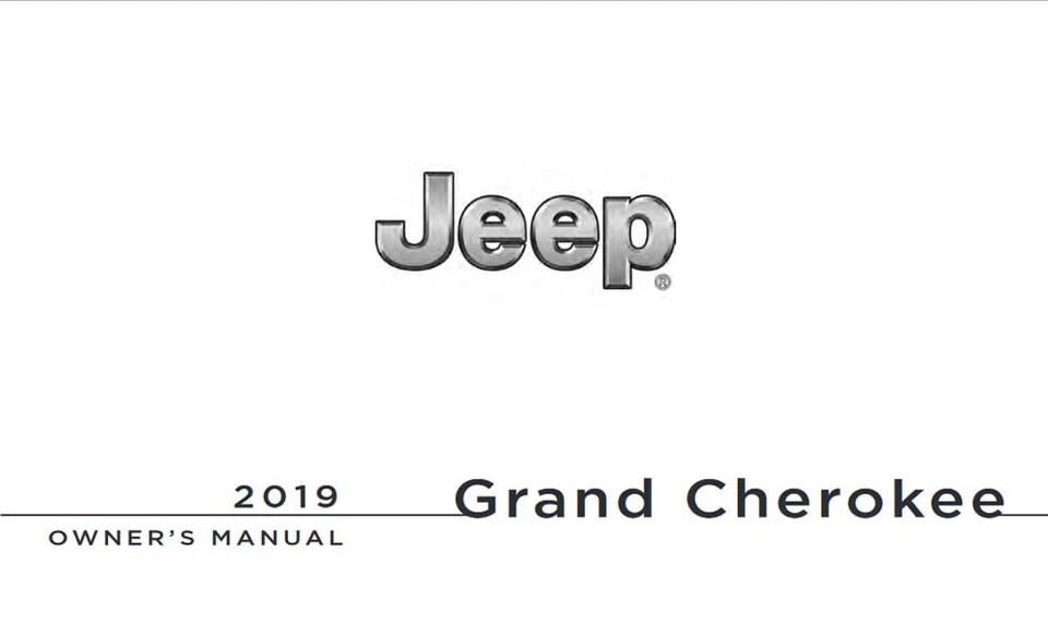 Jeep Grand Cherokee 2019 manual del propietario guía del usuario referencia Foto 1 de 1