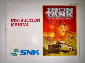 Iron Tank The Invasion of Normandy Nintendo NES Manual Instruction Booklet