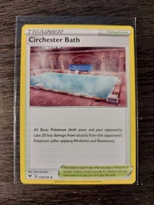 Circhester Bath 150/185 Pokemon card Vivid Voltage uncommon NM - Imagen 1 de 1