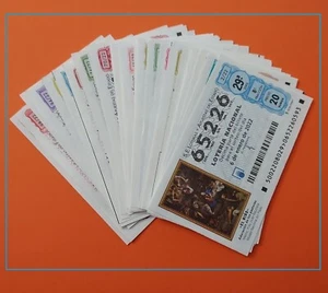 AÑO 2022 COMPLETO LOTERIA NACIONAL DEL SABADO 51 DECIMO,,, - Imagen 1 de 1