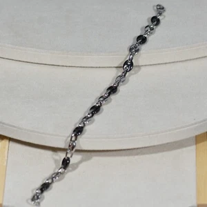 Bracciale uomo in acciaio a maglia morbida - Imagen 1 de 2