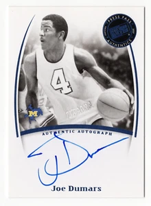 JOE DUMARS 2007 Press Pass Legends Basketball SATURDAY SIGNATURES AUTOGRAPH (Det - Imagen 1 de 2