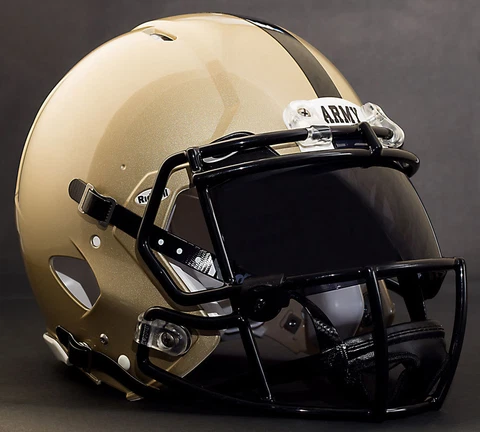 ARMY BLACK KNIGHTS NCAA Gameday REPLICA Football Helmet w/ OAKLEY Eye Shield Cover