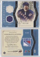 2011 Upper Deck Artifacts Treasured Swatches Blue /135 Mark Messier #TS-MM HOF