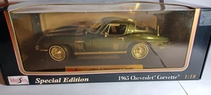 Maisto 1965 Chevrolet Corvette Black Special Edition Die-Cast Car / New In Box - Picture 1 of 4