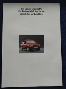 Lada Samara Hanseat Prospekt 09.1990 - Picture 1 of 2