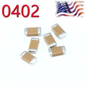 10 pcs 0402 SMD Capacitor 50V Choose From 0.5pF to 1uF 81 Values US Ship - Picture 1 of 3