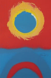 Otto Piene handsigniert Hundertblatt 14 zum Hundertdruck 14 -Werkverzeichnis 168 - Bild 1 von 6