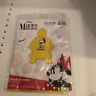 New Disney Jerry Leigh Minnie Mouse Rain Poncho Youth New In Packaging