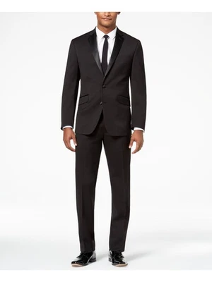 Blazer negro 44L de Kenneth Cole para hombre Foto 1 de 4