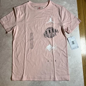 Air Jordan Flight Girls Med T Shirt Pink 10-12 Years Old - Picture 1 of 6