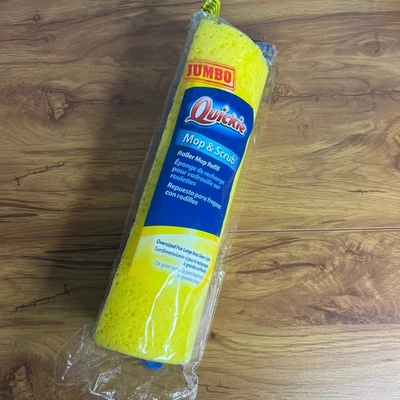 Repuesto de fregona y rodillo exfoliante Jumbo Quickie 12" se adapta a 055/055B tipo P nuevo Foto 1 de 4