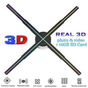 56cm 3D Holographic Projector Wifi Hologram Fan Christmas Hologram Projection - Picture 1 of 9