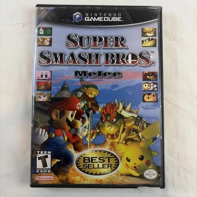 Super Smash Bros Melee (Nintendo GameCube, 2001) Tested And Working In Box - Image 1 of 4