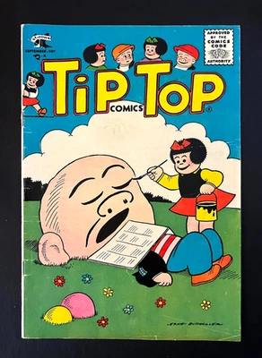 Tip Top Comics #202 1956 Nice Golden Age Peanuts By Schulz & Nancy By Bushmiller - Image 1 of 4