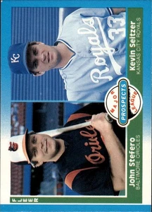 Fleer #652 1987 John Stefero / Kevin Seitzer - Imagen 1 de 2