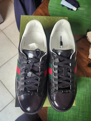 Gucci Zapatillas Plástico R.S Cristal GG Negro Foto 1 de 4
