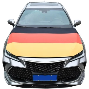 Cubierta de capó de coche bandera de Alemania resistente a la intemperie cubierta de coche para todas las estaciones protector de capó - Imagen 1 de 6