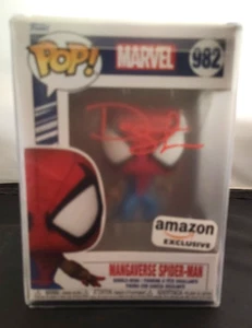 SIGNED Marvel Funko Pop Magnaverse SpiderMan #982 Amazon Exclusive - In Hand! - Picture 1 of 11