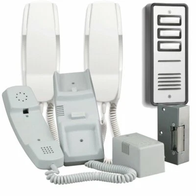 Bell System 903 3 Way Intercom Door Entry System with Lock Release Office Flats - Image 1 of 4