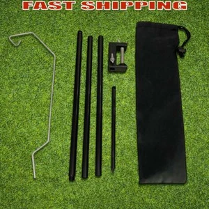 Soporte de luz plegable para camping soporte de lámpara ajustable (gancho de diamante negro) - Imagen 1 de 10