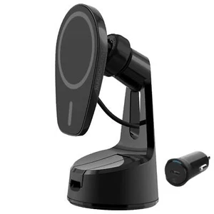 Scosche Magicmount Charge Armaturenbrett Magsafe QI Drahtlos Ladung Phonemount│ - Bild 1 von 4