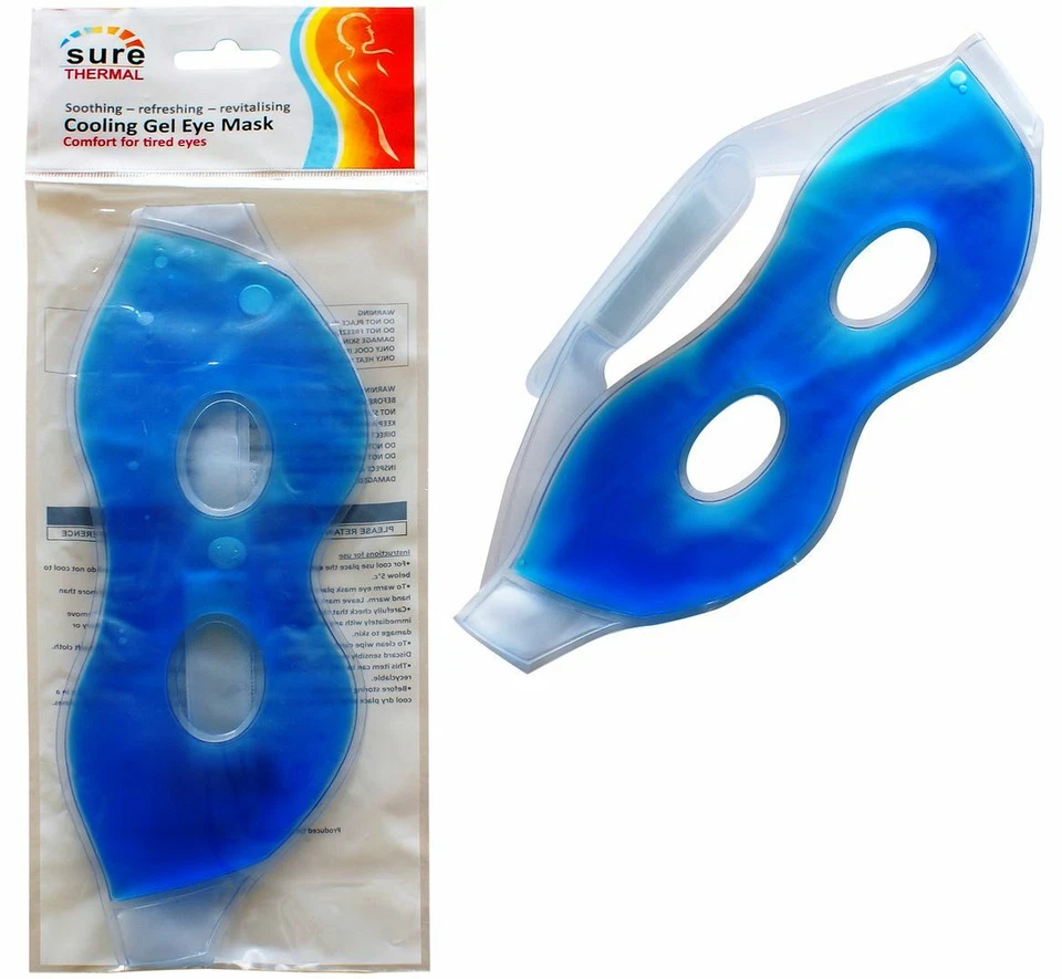 Reusable Gel Eye Mask - Warm or Cooling - Migraine - Headaches or Stress Relief - Image 1 of 1