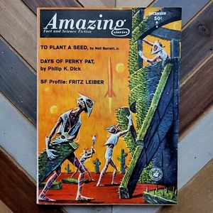 Amazing Stories Vol 37 #12 En estado bastante bueno+ Ziff-Davis agosto 1963 pulpa de la Edad de Plata Philip K Dick - Imagen 1 de 4