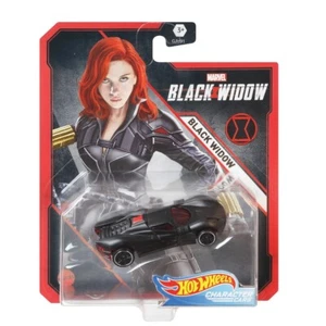 Hot Wheels Cars de Personajes MARVEL Viuda Negra GMH98 - Cabello Rojo Escarlata Johansson - Imagen 1 de 1
