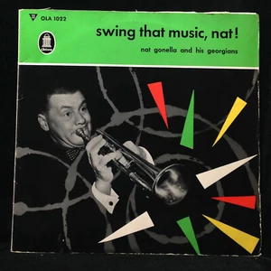 Nat Gonella/Georgians-Swing That Music, Nat!-Odeon 1022-10 INCH GERMANY - Picture 1 of 4