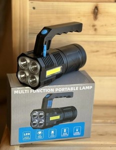 High Power LED Waterproof  Rechargeable Multi Function Portable Lamp SOS Light