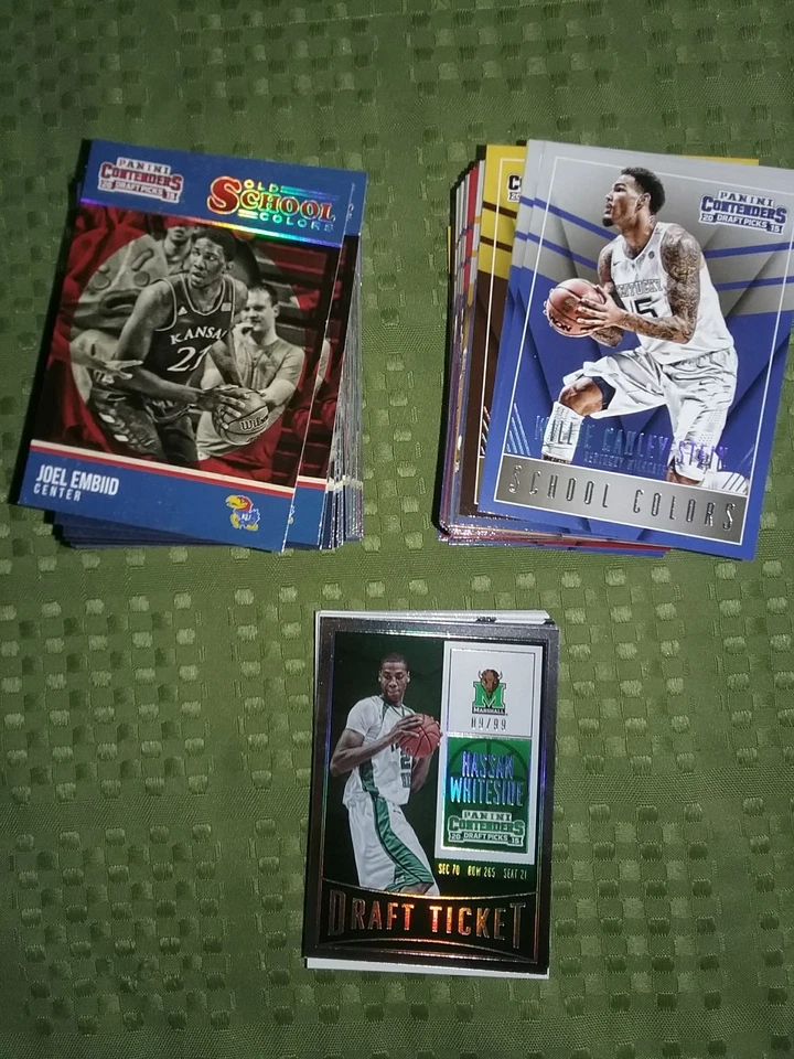 Selección de draft de baloncesto Panini Contenders 2015-16 insertar individuales - crear lote propio  Foto 1 de 1