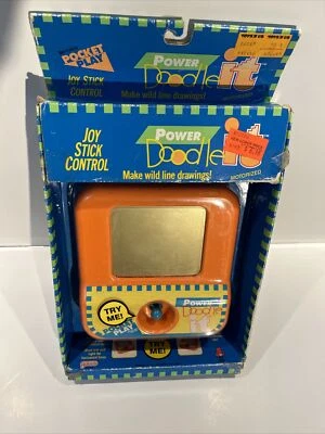 Juego de Bolsillo Motorizado Power Doodle It Galoob 1992 Foto 1 de 2