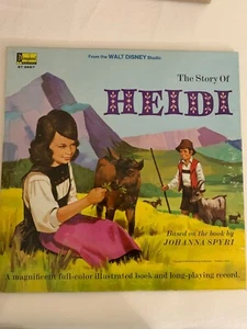 Walt Disney Studio THE STORY OF HEIDI Disneyland Record Vinyl LP - Picture 1 of 4