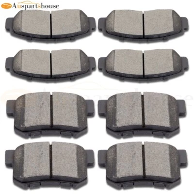 4x Front Rear Left Right Ceramic Brake Pads Kit For 1999-2008 Acura CL RL TL - Image 1 of 4
