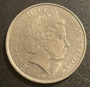 2000 Elizabeth II Bermuda, Twenty-Five Cents. - Picture 1 of 2