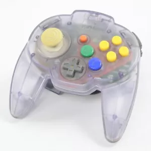 Nintendo 64 HORI PAD MINI 64 Controller Pad CLEAR PURPLE Ref/2621 Tested Japan - Picture 1 of 4