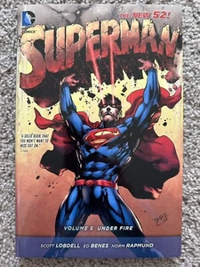 Superman Under Fire Vol. 5 by Scott Lobdell 2015 Hardcover DC Comics - Picture 1 of 3