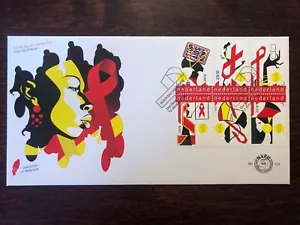 NETHERLANDS FDC COVER 2010 YEAR AIDS SIDA HEALTH US SHIPPING $2; WORLDWIDE $2.50 - Picture 1 of 1