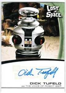 LOST IN SPACE FANTASY WORLDS OF IRWIN ALLEN A15 DICK TUFELD B9 AUTOGRAPH d. 2012 - Picture 1 of 2