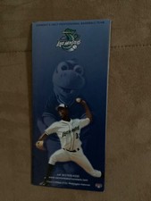 2007 Vermont Lake Monsters Ticket Schedule  Champ Mascot Poster Washington Nats