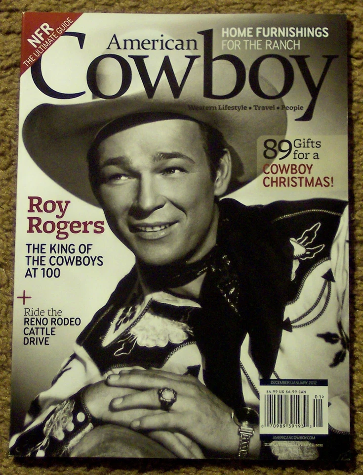 ROY ROGERS King Of Cowboys AMERICAN COWBOY Dec Jan 2012 LYLE LOVETT Rodeo Finals - Image 1 of 1