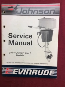 1986 Used Johnson Service Manual # 507614 Junior- 8 # 101 - Picture 1 of 6