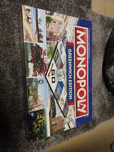 MONOPOLY GREENWICH EDITION by Hasbro 2021 (8yrs+) NEW & SEALED - Picture 1 of 8
