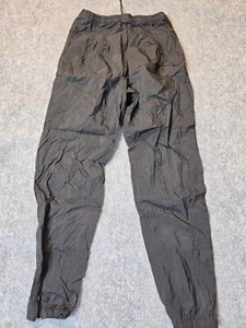 Pantalones de chándal Nike vintage años 90 para mujer talla pequeña 4 6 negro tobillo cremallera cortavientos - Imagen 1 de 7