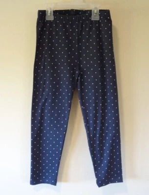 NUEVO CON ETIQUETAS Leggings recortados Gap Kids azul marino/blanco estrellas niña talla 14-16 Foto 1 de 2