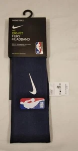 Nike Basketball NBA Dri-Fit Fury Stirnband DRI-FIT Technologie marineblau Unisex * NEU - Bild 1 von 10